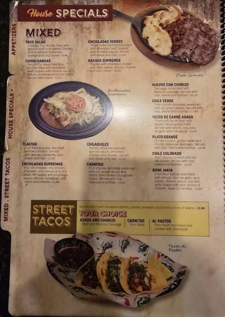 Plaza Maya Menu 6