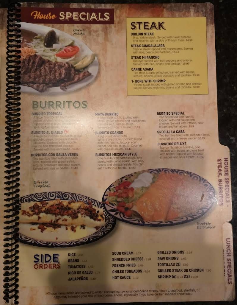Plaza Maya Menu 7