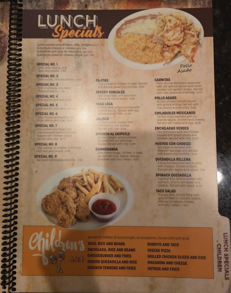 Plaza Maya Menu 8